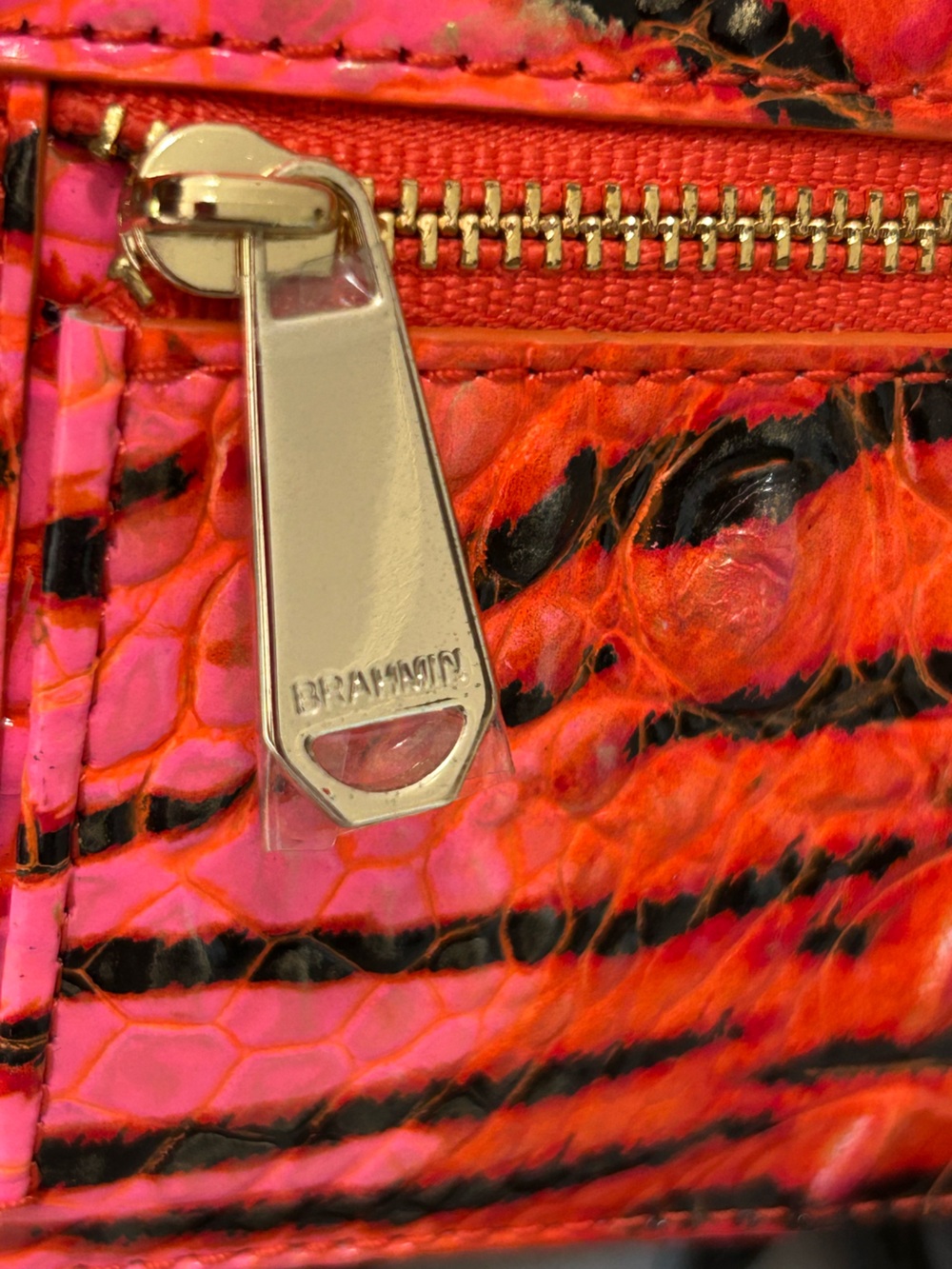 Brahmin Duxbury Pink Feline Ombre & Ady Wallet - Picture 13 of 13